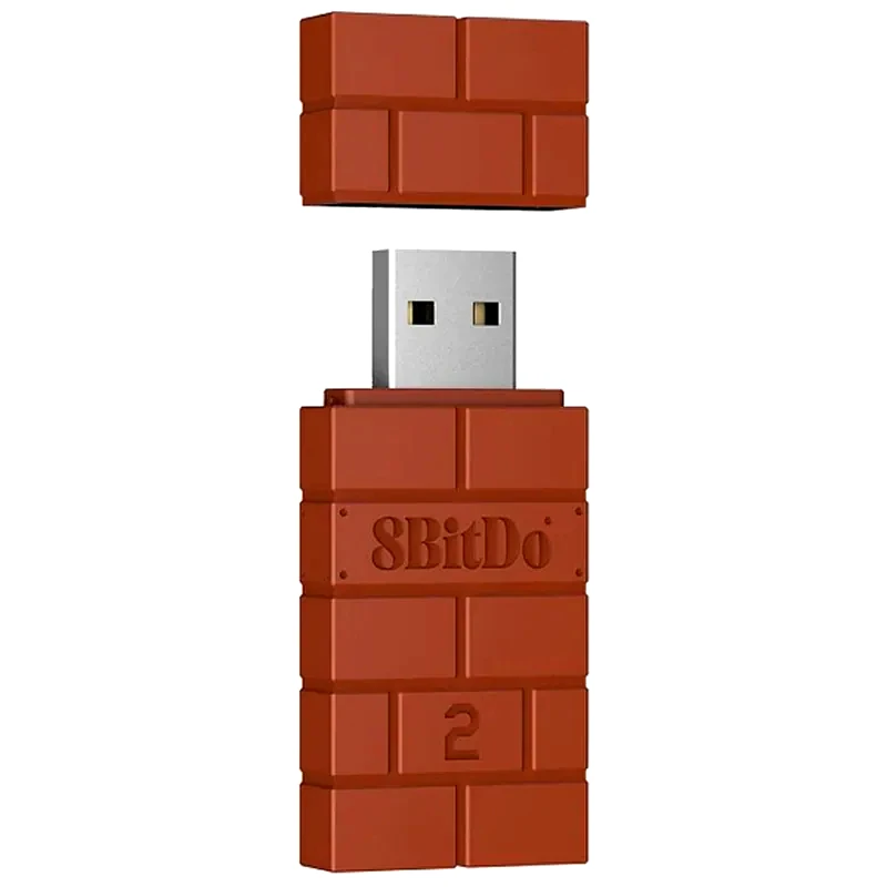 8BITDO Adapter 8BITDO Usb 2 83DC - Καφέ