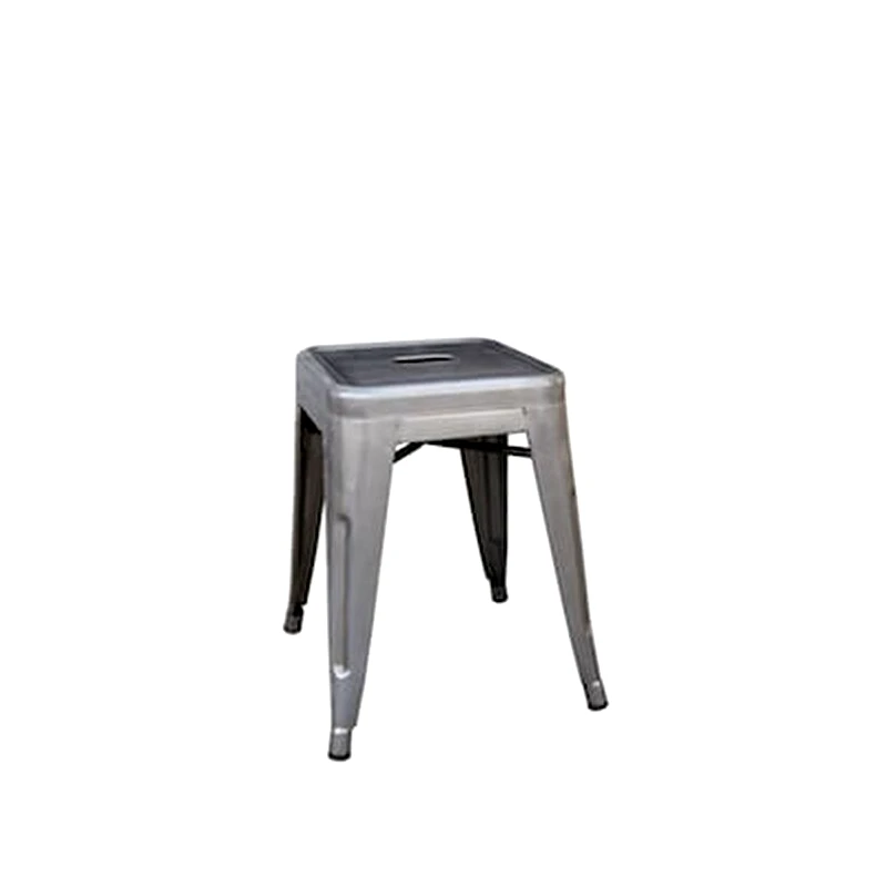 WOODWELL Σκαμπό Κήπου Metal από Μέταλλο 39x39x45 cm 10 Τμχ - Γκρι