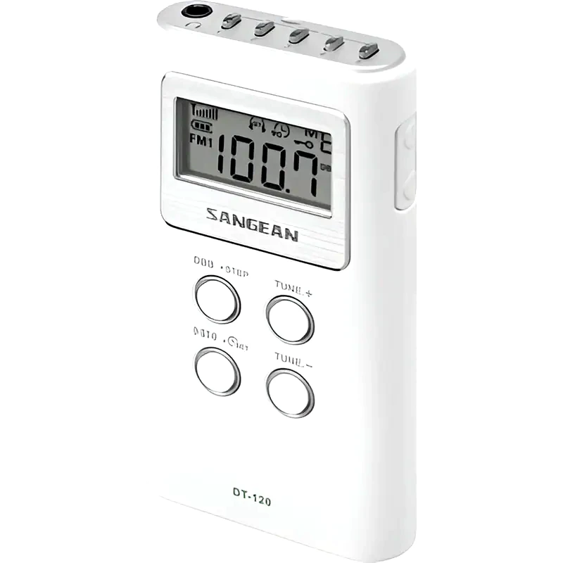 SANGEAN Φορητό Ραδιόφωνο Sangean DT-120 - Λευκό