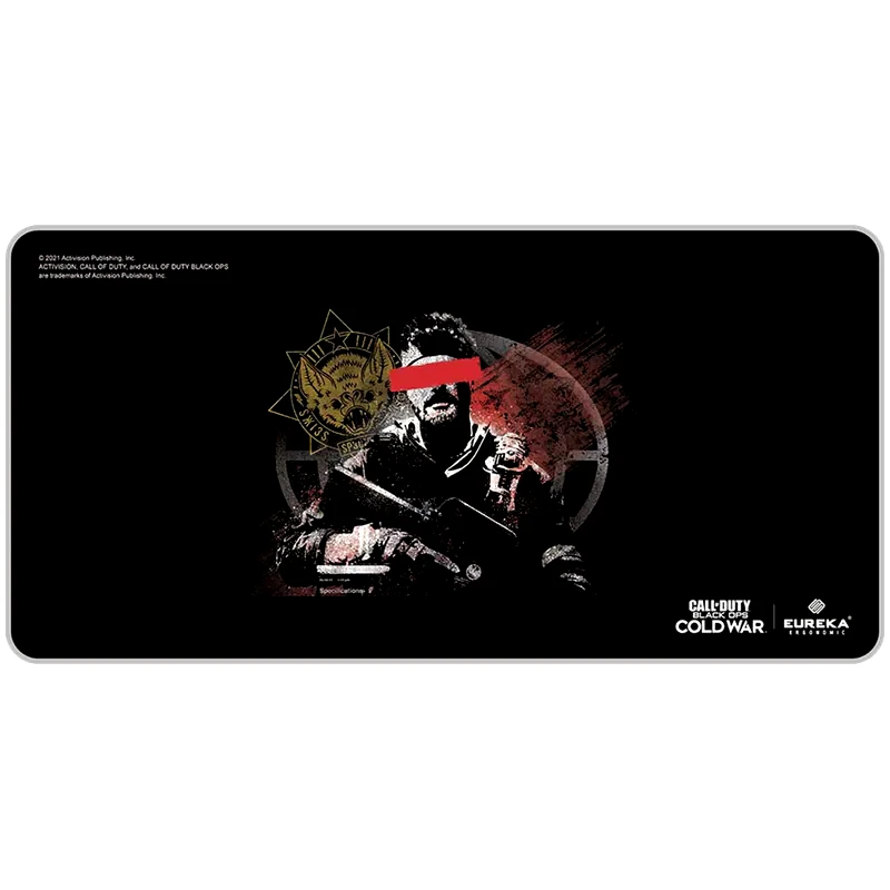 Eureka Ergonomic Call Of Duty Black Ops Cold War Gaming Mouse Pad XXL 800mm Μαύρο φωτογραφία
