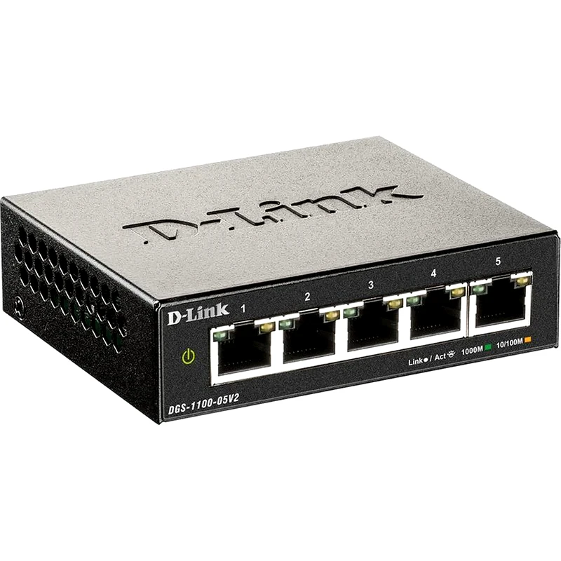 D-LINK D-Link DGS-1100-05V2 Network Switch Managed L2 Gigabit Ethernet (1000 Mbps)