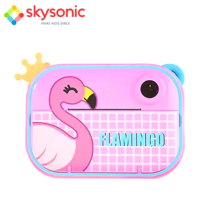 SKYSONIC Skysonic Instant Παιδική Φωτογραφική Κάμερα - Ροζ Φλαμίνγκο