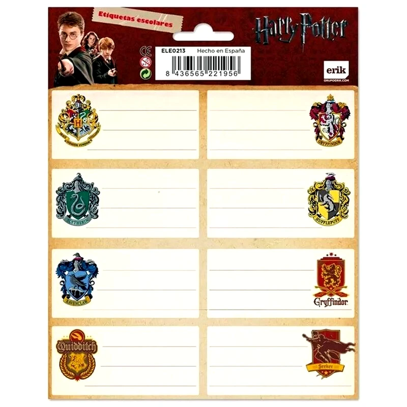 GRUPOERIK Αυτοκόλλητες Ετικέτες Grupoerik Harry Potter Sigils