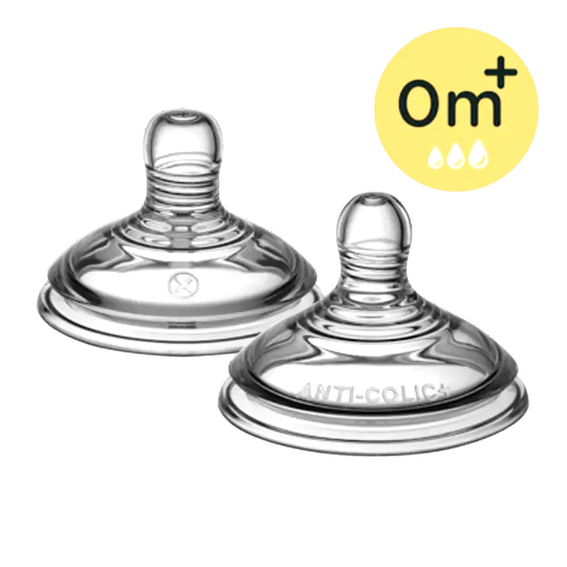 TOMMEE TIPPEE Tommee Tippee Θηλές Σιλικόνης Advanced Anti-colic - Μεταβλητής Ροής Με Κοπή Σε Σχήμα Χ 0m+