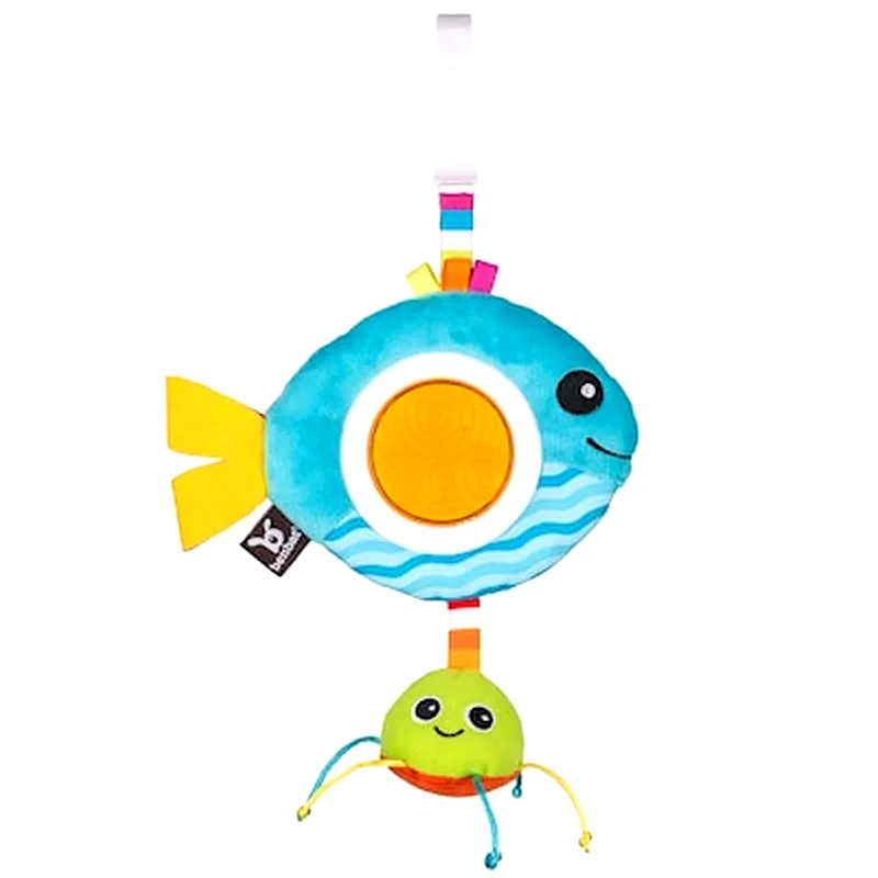 BENBAT Benbat Βρεφικό Κρεμαστό Παιχνίδι Dazzle Friends Rattle Fish