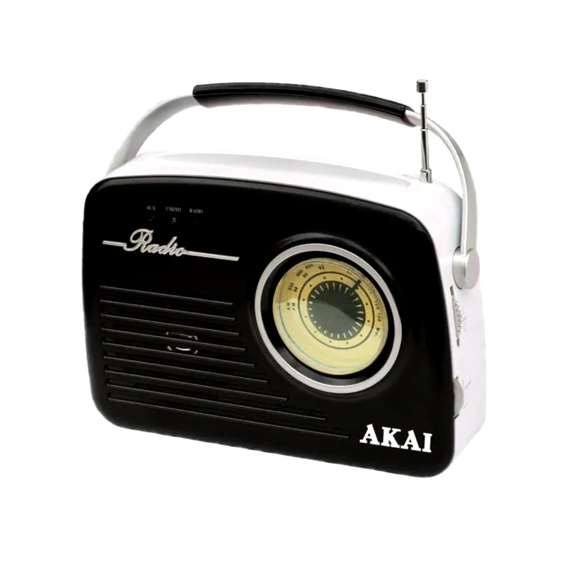 AKAI Φορητό Radio Akai Retro APR-11B - Μαύρο