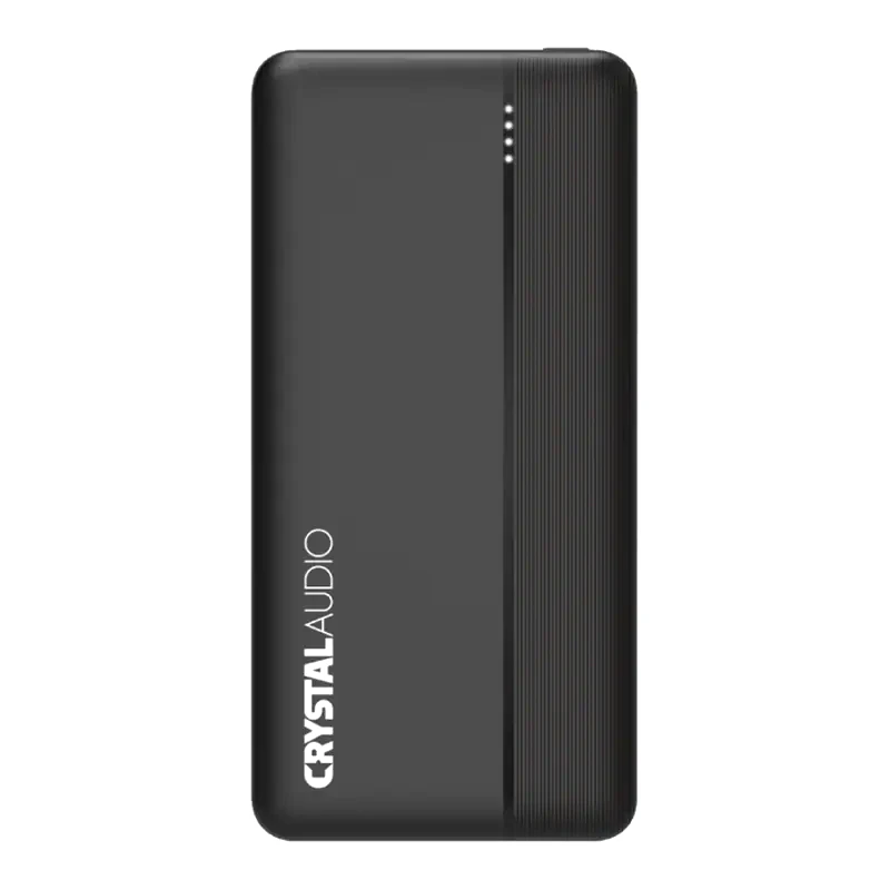CRYSTAL AUDIO Powerbank Crystal Audio PBK4K PD 10.000mAh - Μαύρο