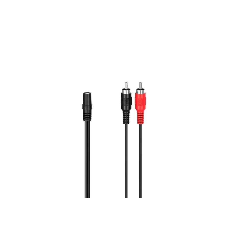 HAMA Καλώδιο Ήχου Hama 205186 RCA male σε 3.5mm Jack female - 0.1m