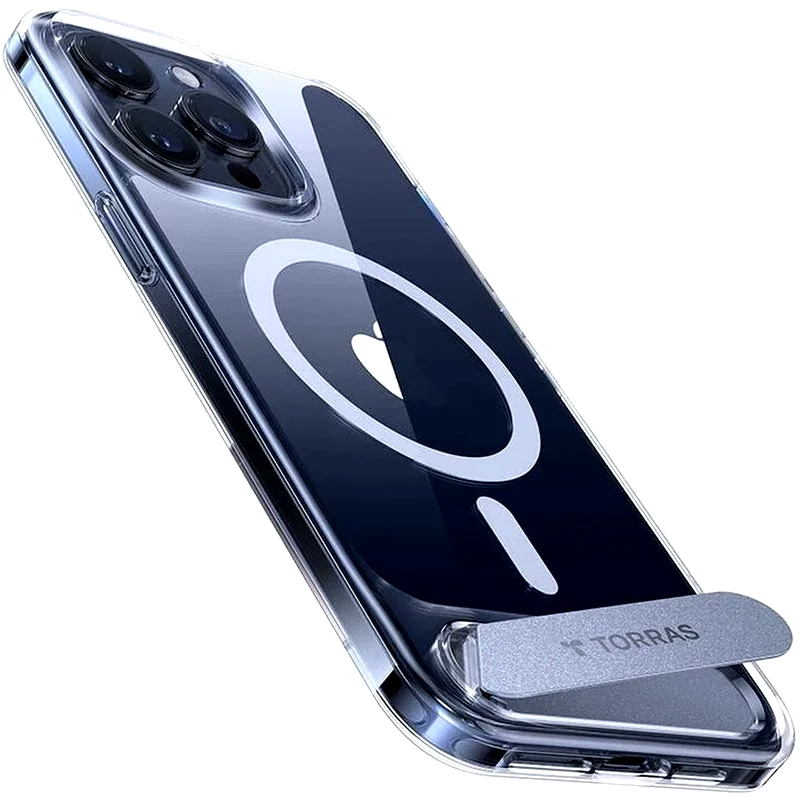 TORRAS Θήκη Apple iPhone 15 Pro - TORRAS Upro Pstand - Διάφανο