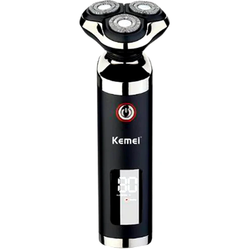 KEMEI KEMEI KM-6185 Ξυριστική Μηχανή Επαναφορτιζόμενη Μαύρο