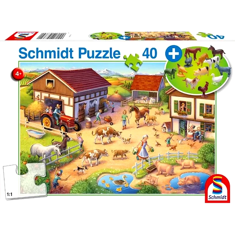 SCHMIDT SPIELE Παζλ Schmidt Spiele 56379 Fun Farm, (40 Κομμάτια)