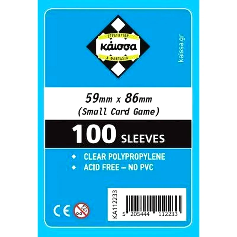 ΚΑΙΣΣΑ Kaissa Sleeves Small Card Game 59x86mm