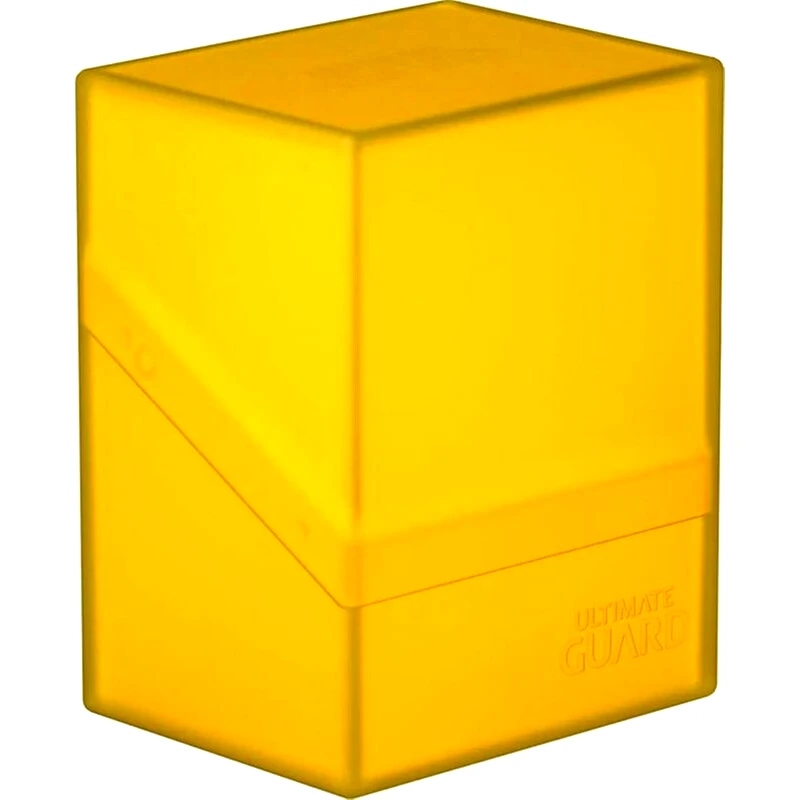ULTIMATE GUARD Ultimate Guard Boulder Deck Case 80+ Standard Size Amber