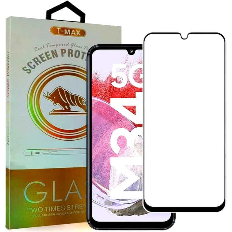 T-MAX Προστατευτικό οθόνης Samsung Galaxy M34 5G - T-Max Premium 3D Tempered Glass Full Glue Fluid Despensing 0.2mm 9H