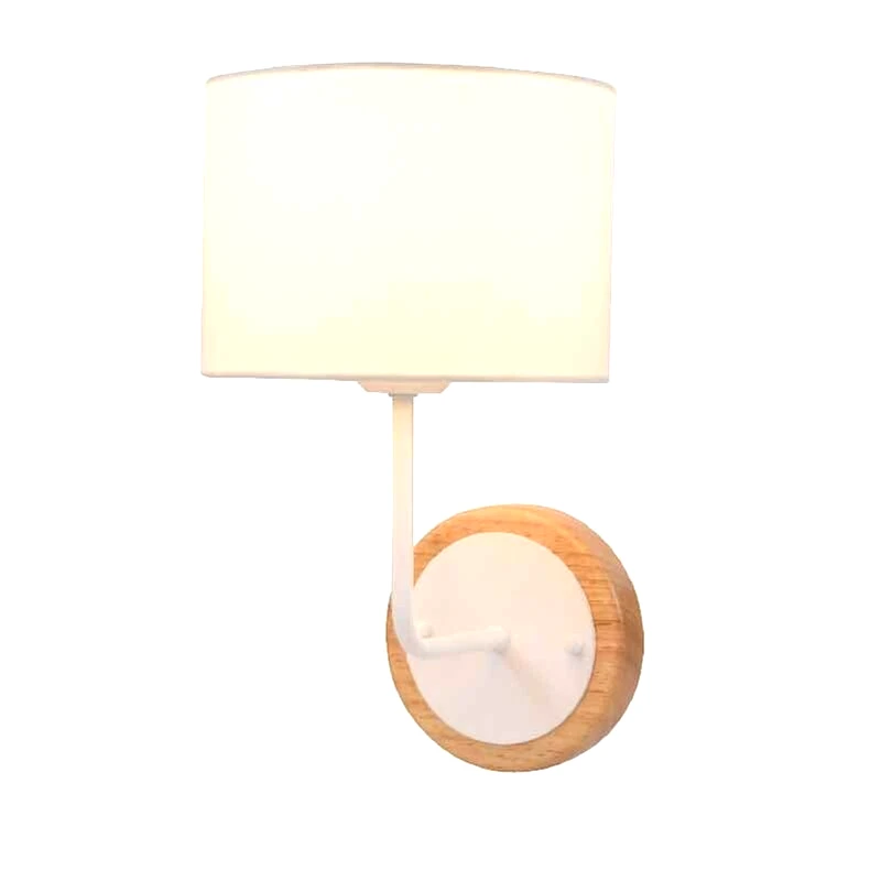 ACA DECOR Απλίκα Τοίχου Aca Yasmine Μεταλλική 18x21.5x31 cm - Λευκή