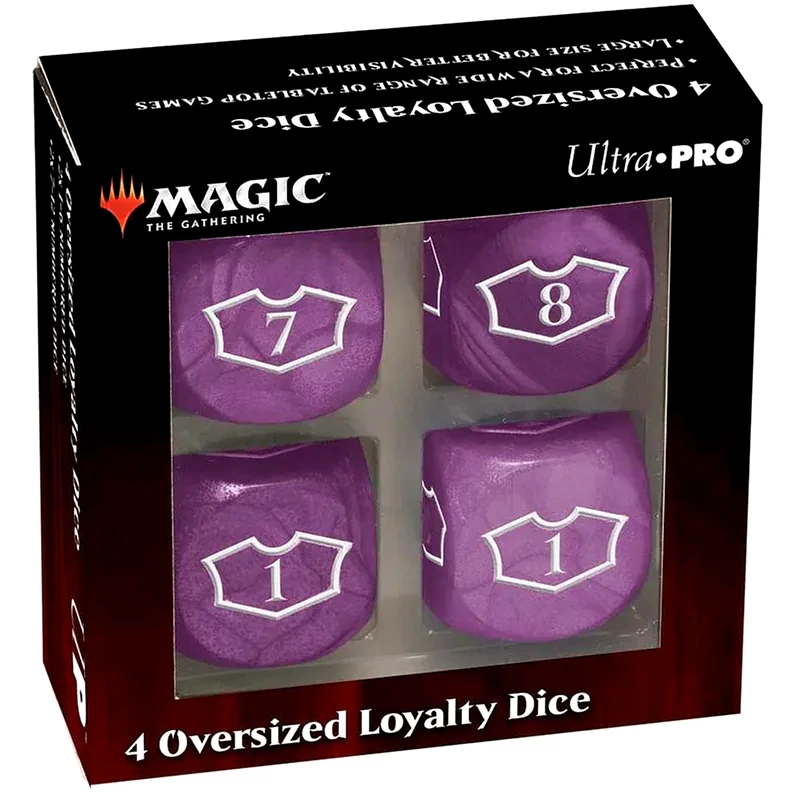 ULTRA PRO Ultra Pro - Deluxe 22mm Swamp Loyalty Dice Set With 7-12 For Magic: The Gathering