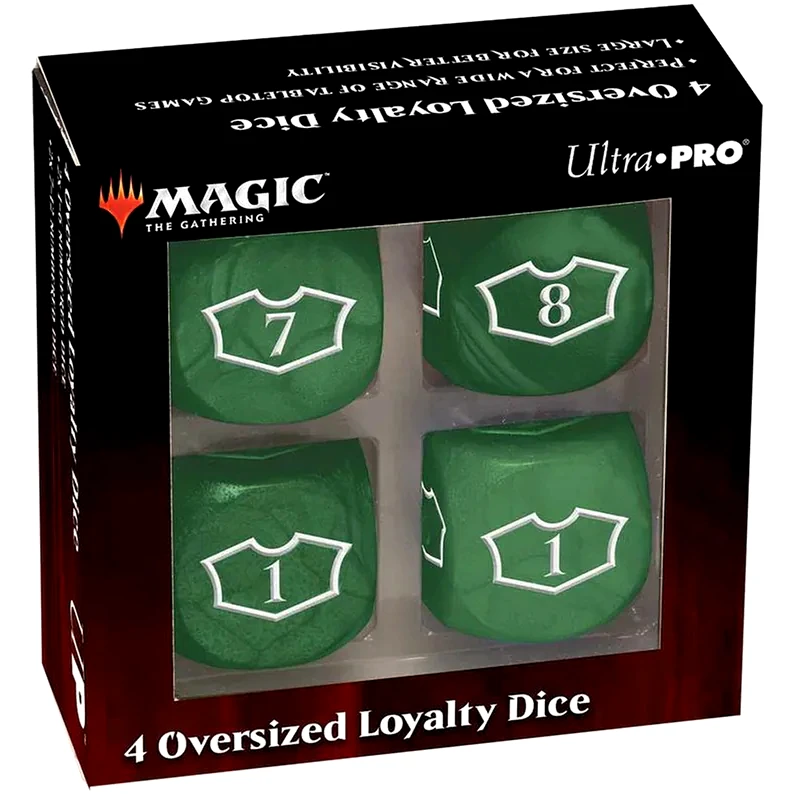 ULTRA PRO Ultra Pro Deluxe 22mm Forest Loyalty Σετ ζαριών με 7-12 For Magic: The Gathering