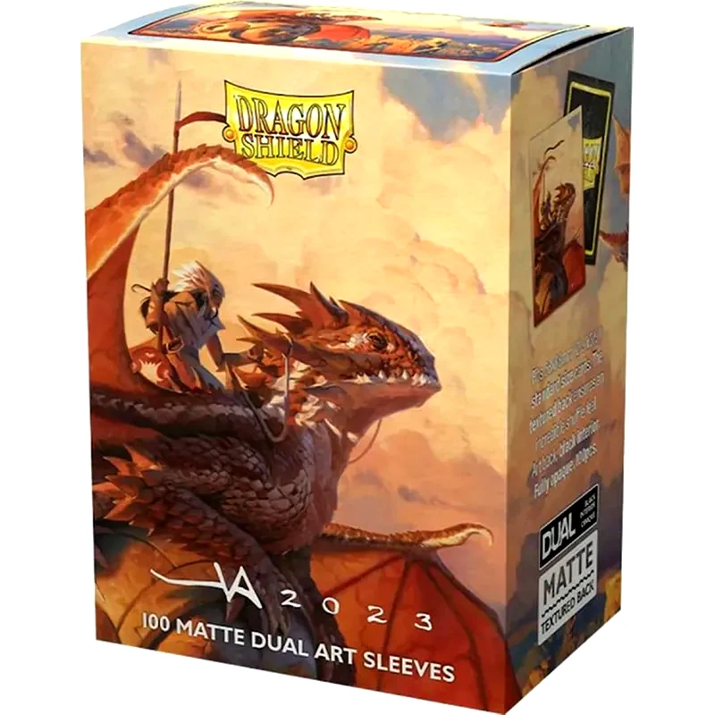 ARCANE TINMEN The Adameer Dragon Shield Standard Size Matte Dual Art Sleeves (100 Sleeves)