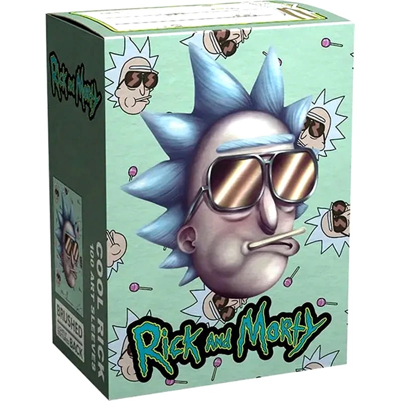 Classic Brushed Art Rick Morty Dragon Shield License Standard Size Sleeves - Cool Rick (100 Sleeves) φωτογραφία