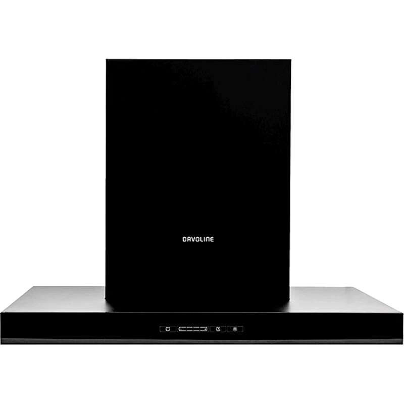 DAVOLINE DAVOLINE TATE 090 BL 90 cm Μαύρο Απορροφητήρας Καμινάδα - Τζάκι