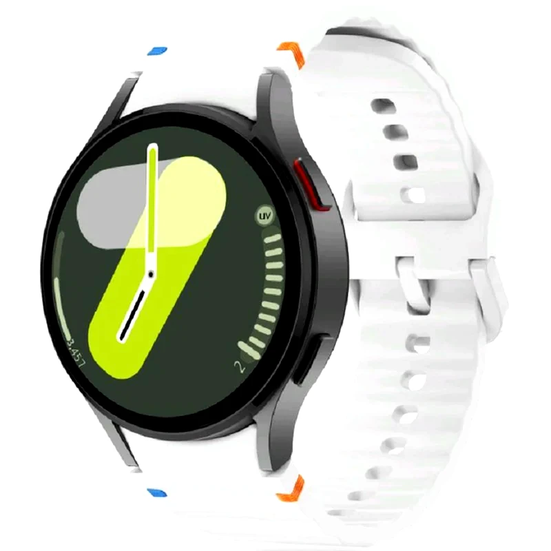 TECH-PROTECT Λουράκι Tech-Protect Silicone Sport για Samsung Galaxy Watch 47/46/45/44/43/42/40mm - White