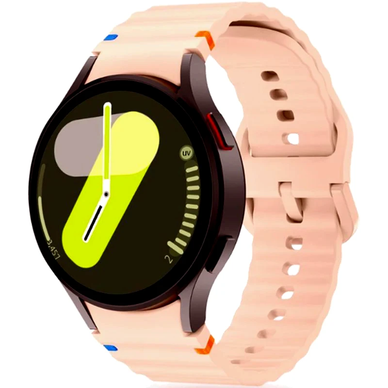 TECH-PROTECT Λουράκι Samsung Galaxy Watch Fe / 7 / 6 / Classic 6 / 5 / 5 Pro / 4 / Classic 4 (47/46/45/44/43/42/40mm) - Tech-protect Silicone Sport Σιλικόνης - Pink (5906302313440)