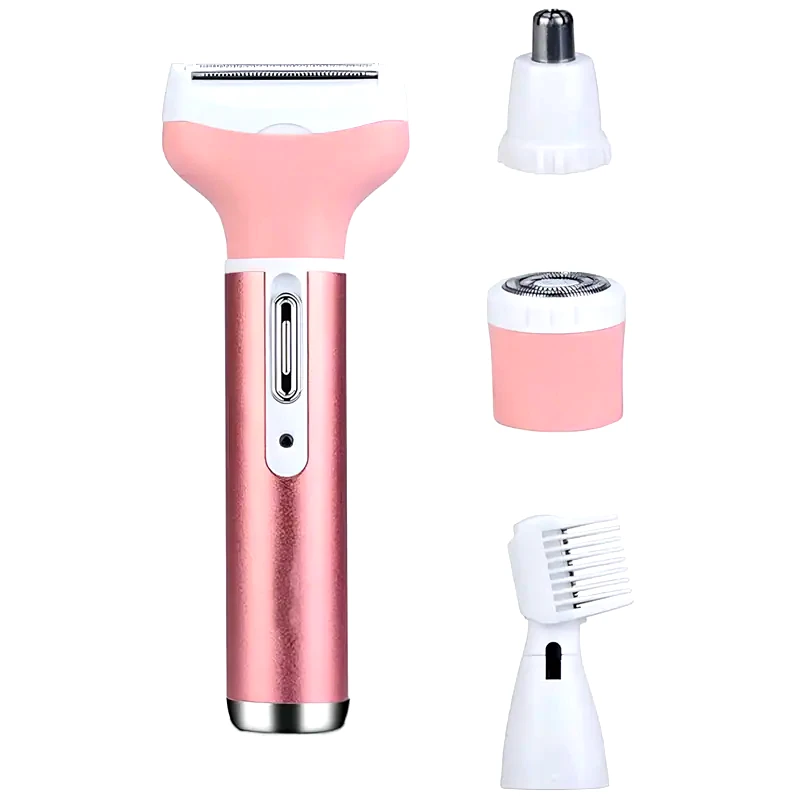 KEMEI Σετ αποτρίχωσης KEMEI KM-6637 Ροζ