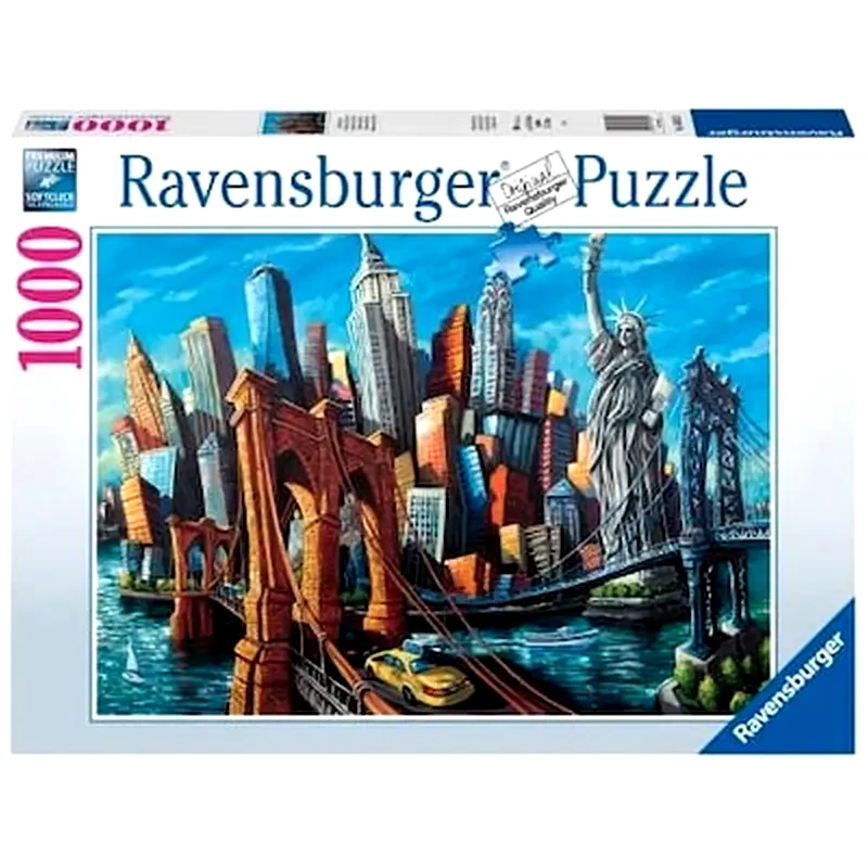 RAVENSBURGER Παζλ - Νέα Υόρκη (1000 Κομμάτια)