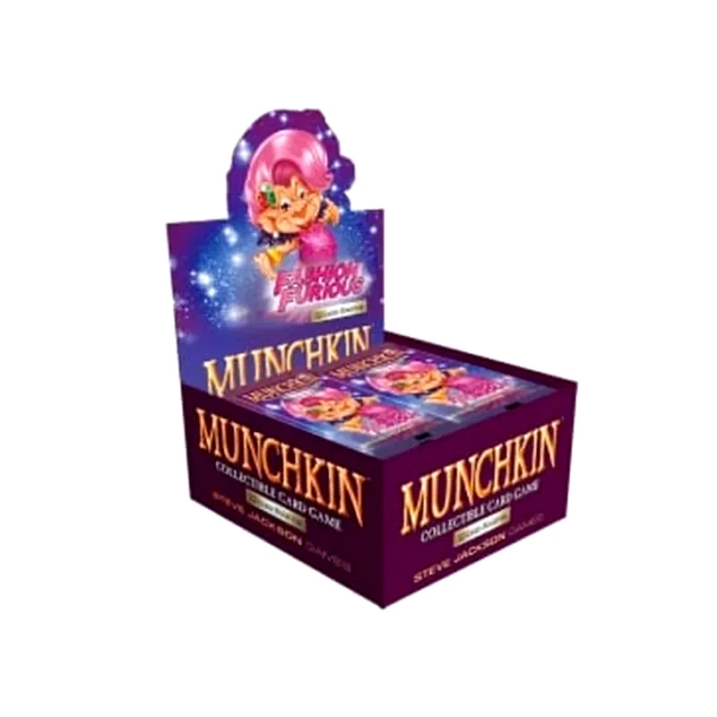 STEVE JACKSON GAMES Munchkin Collectible Card Game: Fashion Furious Booster Box (24 Packs)