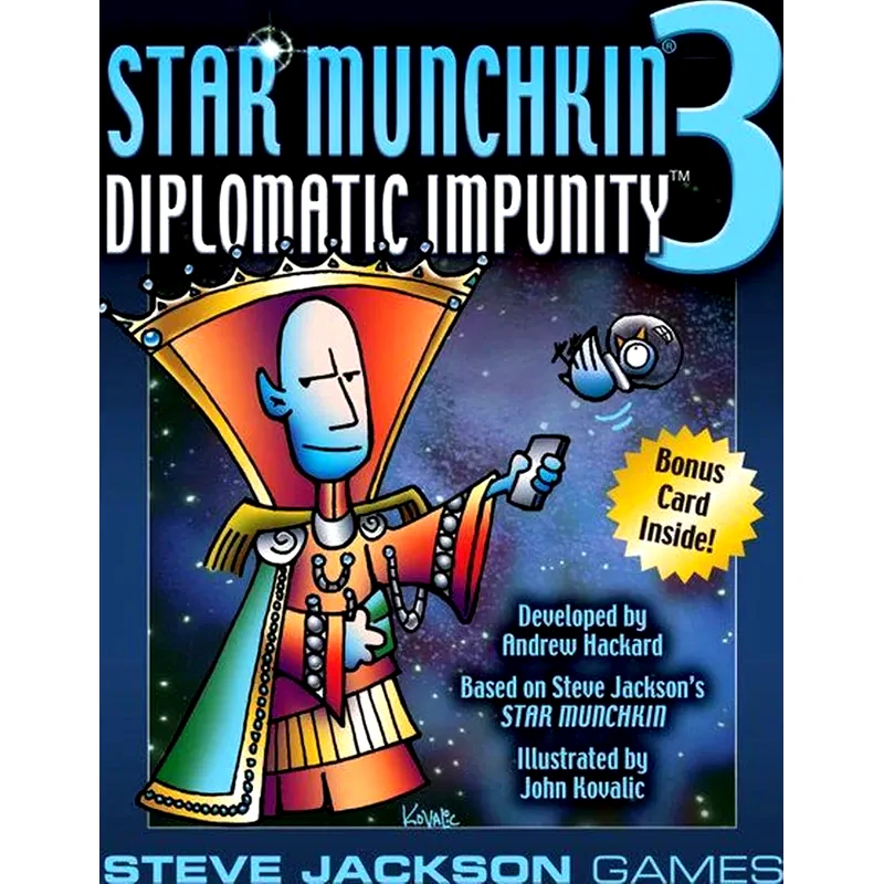 STEVE JACKSON GAMES Star Munchkin 3 Diplomatic Impunity Επέκταση