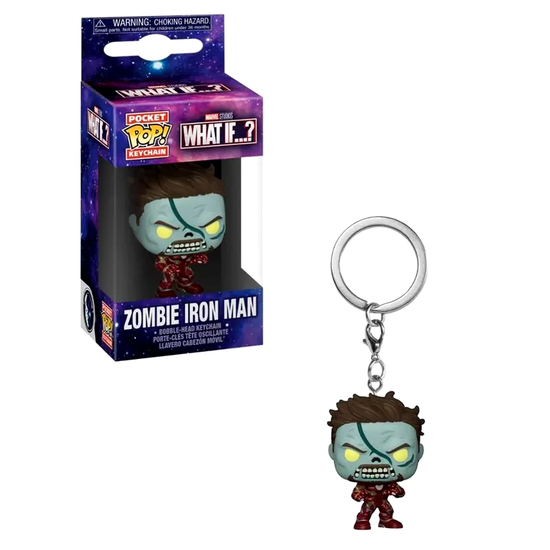 FUNKO Funko Pocket Pop! Keychain Marvel: What If - Zombie Iron Man Figure