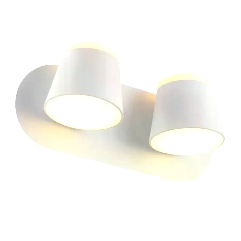 ACA DECOR Σποτ Δίφωτο Led Aca Μεταλλικό 27x11x12 cm - Λευκό