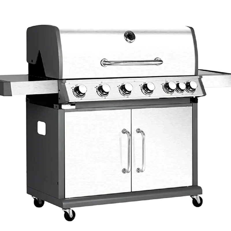 BORMANN ELITE BORMANN Elite BBQ5200 με Μαντεμένια Σχάρα και 6 Εστίες 21.6kW Ψησταριά Υγραερίου