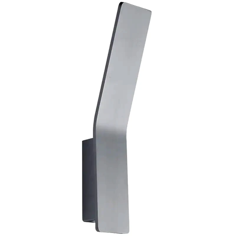 ACA DECOR Απλίκα Τοίχου Led Aca Zen Αλουμινένια 7x3.5x34 cm - Γκρι