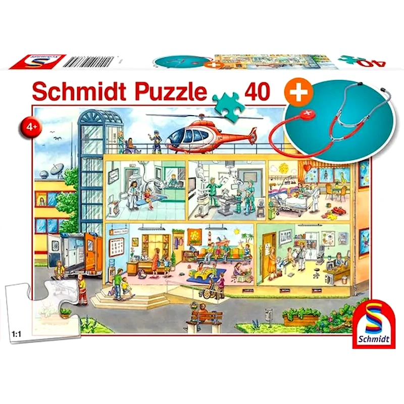 SCHMIDT SPIELE Παζλ Schmidt Spiele 56374 At The Children’s Hospital (40 Κομμάτια)