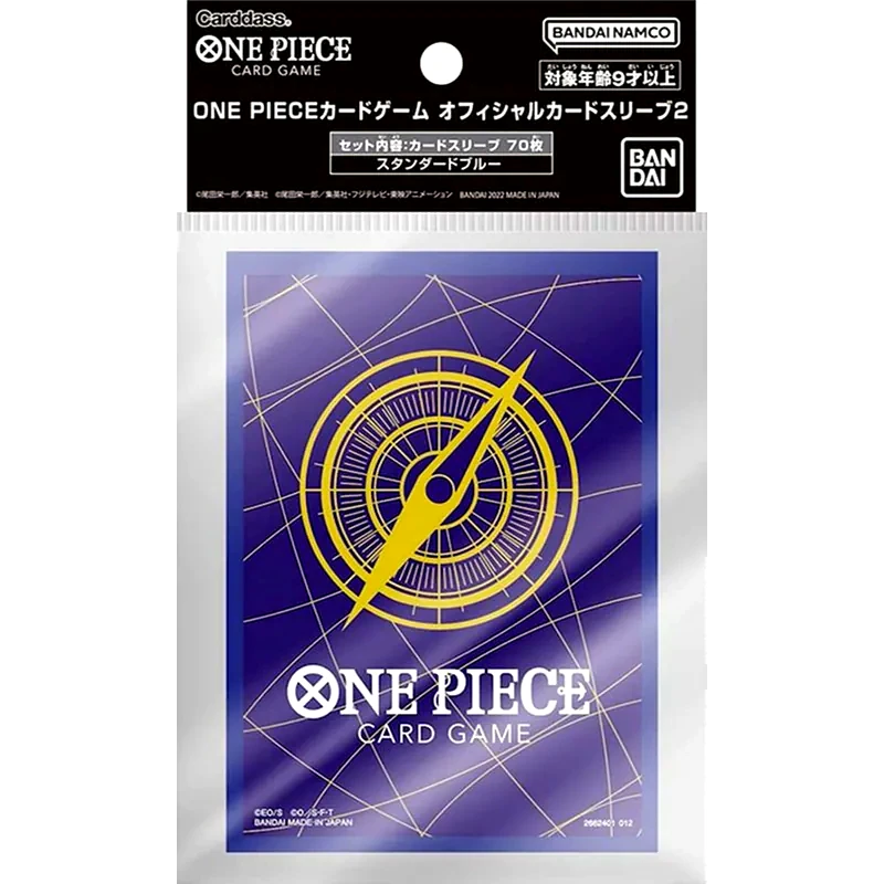 Bandai Card Sleeves One Piece Card Game Card Back Blue (70 Sleeves) φωτογραφία