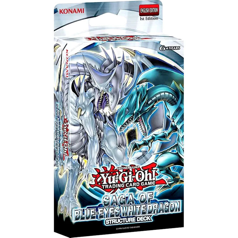KONAMI Yu-gi-oh! Tcg Structure Deck: Saga Of Blue-eyes White Dragon (Reprint) Card Game - (Konami)