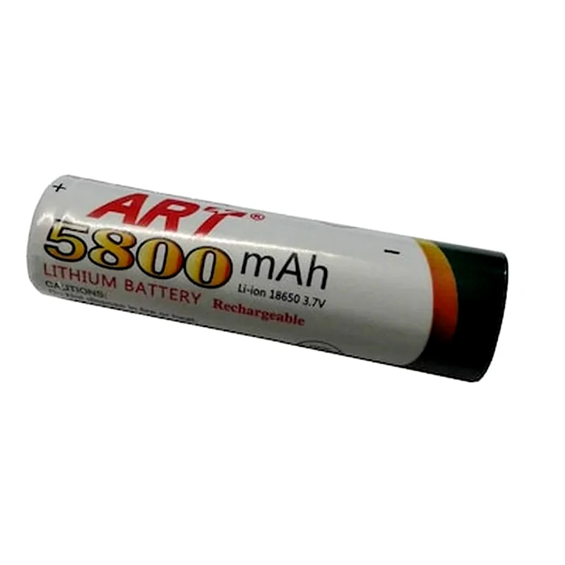 ART Επαναφορτιζόμενη Μπαταρία Λιθίου 18650 5800mah 3.7v - Art