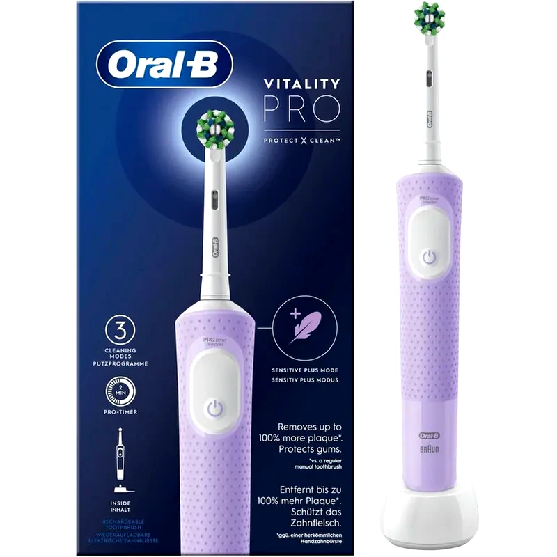 ORAL-B Ηλεκτρική Οδοντόβουρτσα ORAL-B VITALITY Pro D103 - Μωβ
