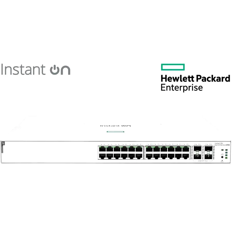 HP-E HP-E JL684B HPE Network Managed Switch Instant Gigabit Ethernet (10/100/1000 Mbps) 24-Port PoE + 4-Port SFP+