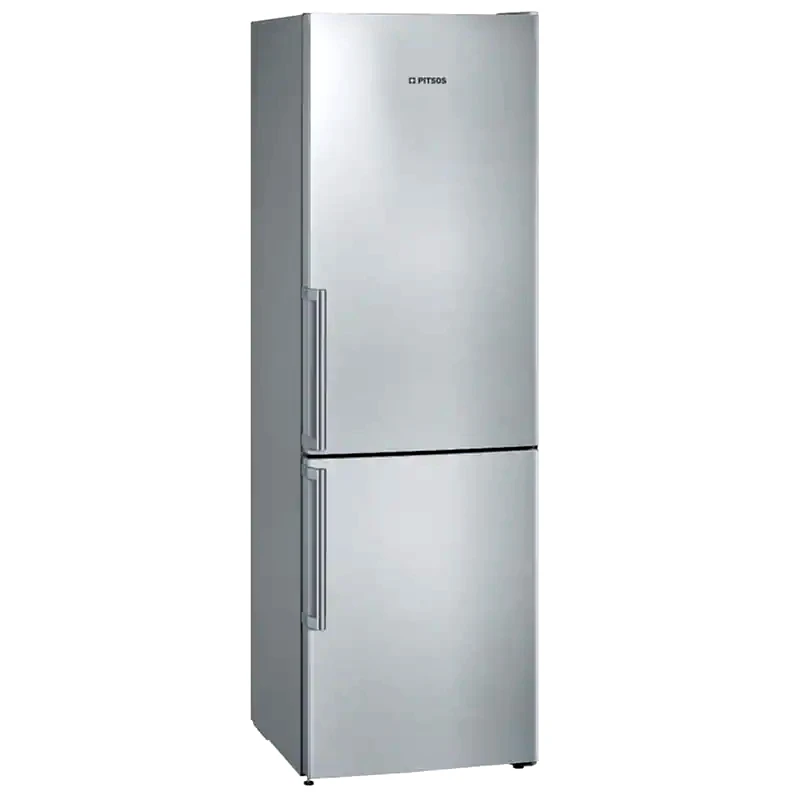 PITSOS PITSOS PKNB39VIDT Full No Frost 368 Lt Brushed Steel Antifinger Ψυγειοκαταψύκτης