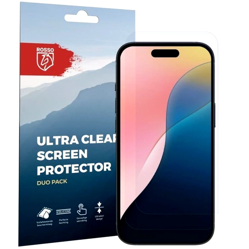 ROSSO Προστατευτικό οθόνης Apple iPhone 16 Plus - Rosso Ultra Clear Screen Protector (2 τμχ)