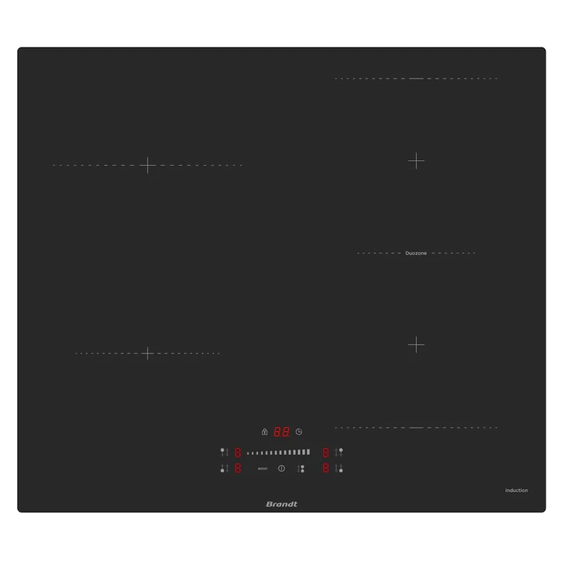 BRANDT BRANDT BPI264DB 59 cm Μαύρο Εστία Επαγωγική Αυτόνομη
