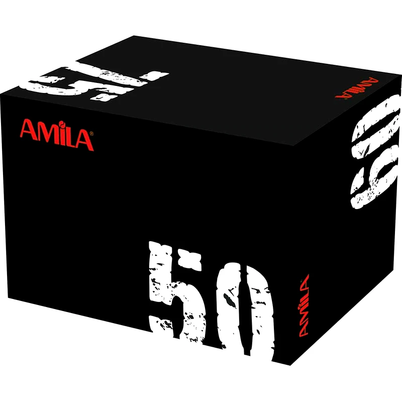 AMILA Πλειομετρικό Κουτί Amila Soft 50x60x75 cm - Μαύρο