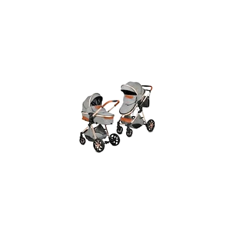 CANGAROO Παιδικό Καρότσι 2 Σε 1 Alma Dark Grey Cangaroo