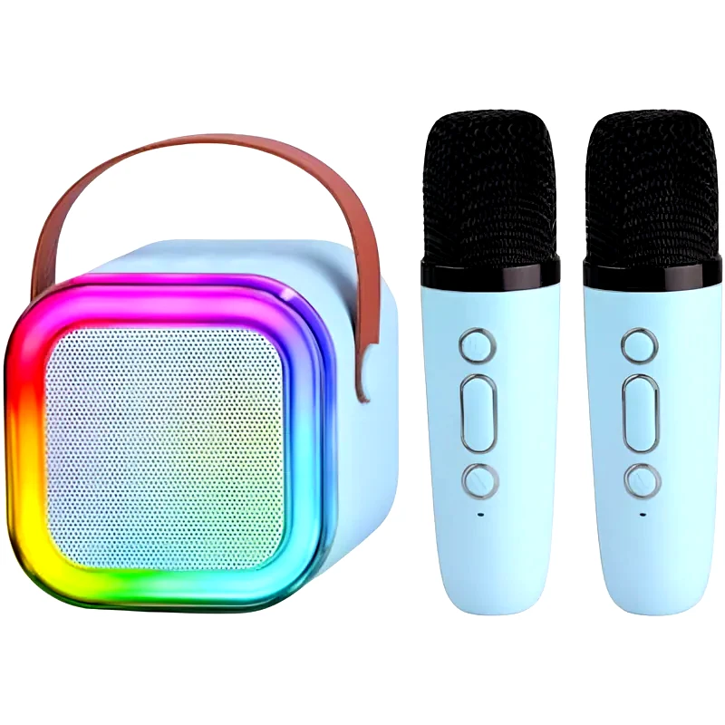 SKYSONIC Party Speaker Skysonic K8 με 2 Ασύρματα Μικρόφωνα - Γαλάζιο