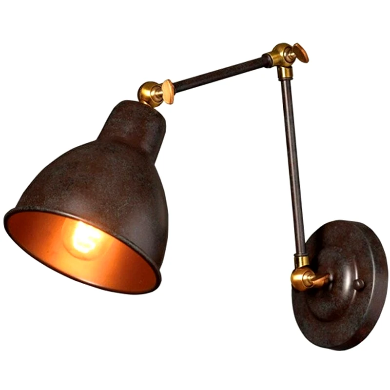 ACA DECOR Σποτ Μονόφωτο Aca Thalassa Μεταλλικό 14x59 cm - Καφέ