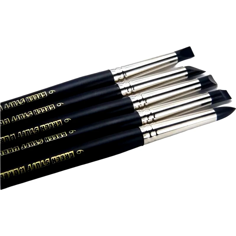 GREEN STUFF WORLD Green Stuff World - Size 6 Colour Shaper Brushes (black Firm)