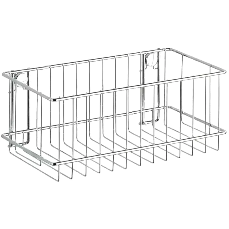 WENKO Ράφι Μπάνιου Wenko Μεταλλικό 24x14x10cm - Ασημί