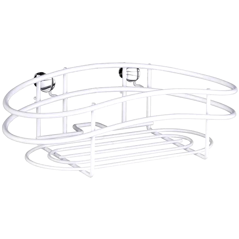 WENKO Ράφι Μπάνιου Wenko Μεταλλικό 24x15x8 cm - Λευκό